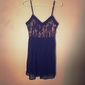 Size S flirty black dress